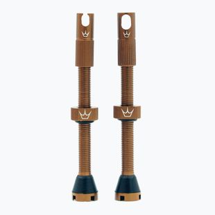 Peaty's X Chris King MK2 Valvole Tubeless 60 mm bourbon presta set di valvole