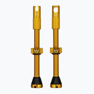 Peaty's X Chris King MK2 Set di valvole Presta Tubeless 60 mm oro