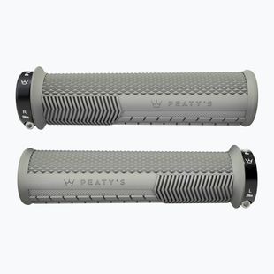 Manopole per manubrio Peaty's Monarch Knurl Thin in ardesia