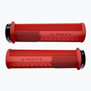 Manopole per manubrio Peaty's Monarch Knurl Thick red