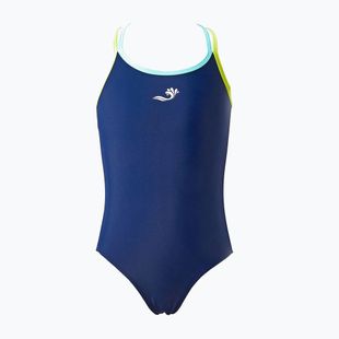 Costume da bagno intero per bambini Splash About Essential Sports lime