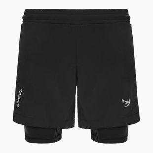 Pantaloncini da allenamento da uomo FUMETSU Origins Dual Layer nero