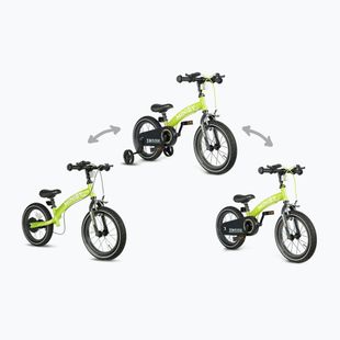 Bicicletta per bambini Qplay Miniby 3in1 verde