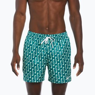 Pantaloncini da bagno bicoastali da uomo Nike Swoosh Link 5" Volley