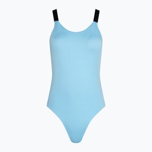Costume intero Nike Hydralock Fusion Inclusive donna, blu acquario
