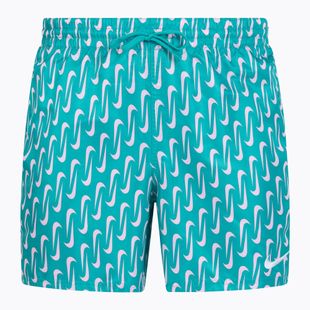 Pantaloncini da bagno da uomo Nike Swoosh Link 5" Volley dusty cactus