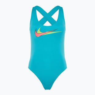 Costume intero donna Nike Multi Logo Crossback dusty cactus