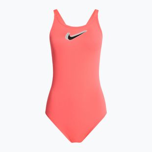 Costume intero donna Nike Hydrastrong 3D Swoosh Fastback hot punch