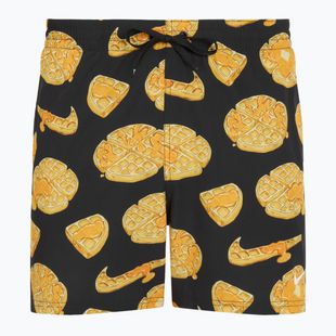 Pantaloncini da bagno Nike Multi Print 5" Volley da uomo, nero
