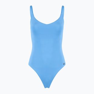 Costume intero da donna Nike Essential con scollo a V, blu università