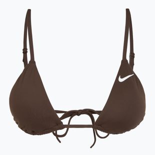 Nike Essential Triangle Bikini top costume da bagno marrone barocco