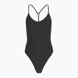 Costume intero donna Nike Swoosh Link Y-Back nero