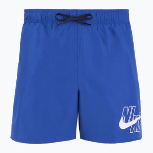 Pantaloncini da bagno da uomo Nike Logo Solid 5" Volley game royal