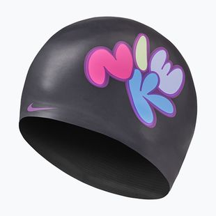 Nike Cuffia da nuoto in silicone nero