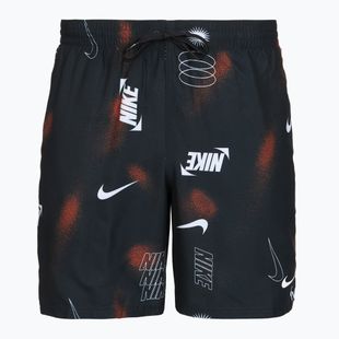 Pantaloncini da bagno uomo Nike Multi Print 7" Volley black