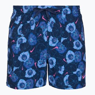 Pantaloncini da bagno uomo Nike Multi Poppy Print 5" Volley midnight navy