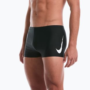 Boxer da bagno uomo Nike Logo Graphic Square Leg black