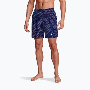 Shorts da bagno uomo Nike Breaker Swoosh 5" Volley midnight navy