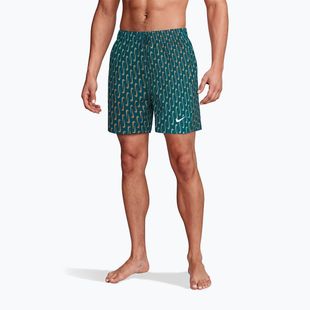 Shorts da bagno uomo Nike Breaker Swoosh 5" Volley green abyss