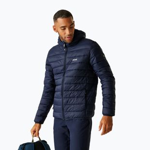 Giacca da uomo REGATTA Hooded Marizion black navy/olympian blue