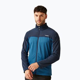 Felpa uomo REGATT Highton Full Zip Midlayer blu olimpico/navy