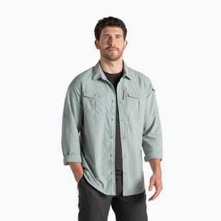 Camicia da uomo Craghoppers NosiLife Adventure Long Sleeved Shirt III lichen green