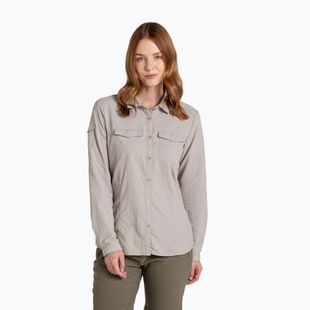 Camicia da donna Craghoppers NosiLife Adventure Long Sleeved Shirt III soft mushroom