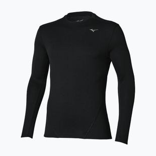 Longsleeve da running uomo Mizuno Tech Thermal Charge Breath Thermo Long Sleeve Tee black