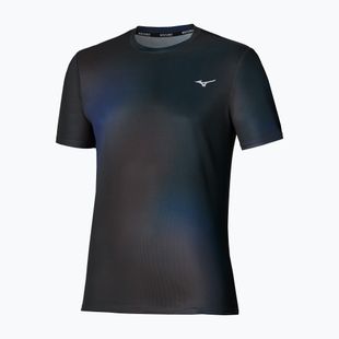 Maglia da corsa da uomo Mizuno Core Graphic Short Sleeve black/blue