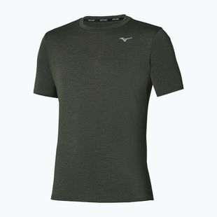 Maglia da corsa da uomo Mizuno Core Impulse Short Sleeve Tee forest night