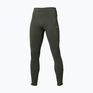 Leggings da running uomo Mizuno Active Warmalite Long Tight forest night