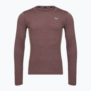 Longsleeve da running uomo Mizuno Core Impulse Long Sleeve Tee pepper corn