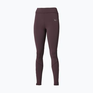 Leggings da corsa da donna Mizuno Active Warmalite Long Tight raisin