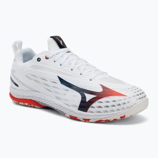 Scarpe da tennis uomo Mizuno Wave Drive Neo 4 white/insignia blue/orange