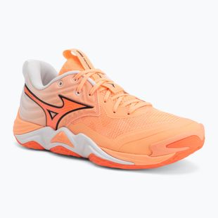 Scarpe da pallavolo Mizuno Wave Momentum Elite flamingo coral/lava orange/white