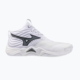 Scarpe da pallavolo Mizuno Wave Momentum Elite Mid white/metallic gray/black