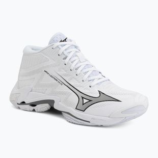 Scarpe da pallavolo Mizuno Wave Lightning Elite Mid White/Ultimate Gray/Black