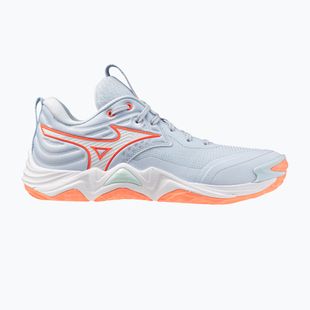 Scarpe da pallavolo donna Mizuno Wave Momentum Elite blue finch/white/lava orange