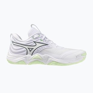 Scarpe da pallavolo donna Mizuno Wave Momentum Elite white/balsam green/ambrosia