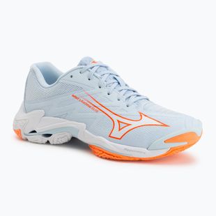 Scarpe da pallavolo donna Mizuno Wave Lightning Elite blue finch/white/lava orange