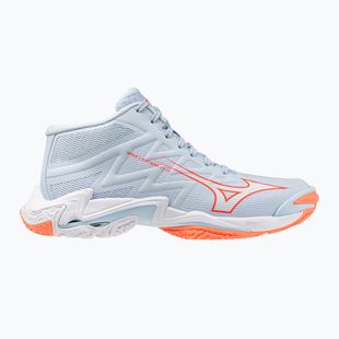 Scarpe da pallavolo donna Mizuno Wave Lightning Elite Mid blue finch/whitelava orange