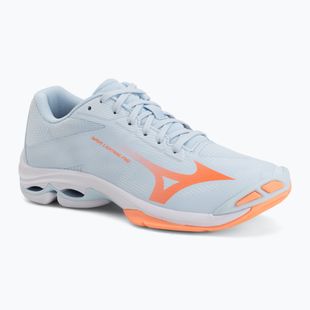 Scarpe da pallavolo donna Mizuno Wave Lightning Pro blue finch/lava orange/flamingo coral