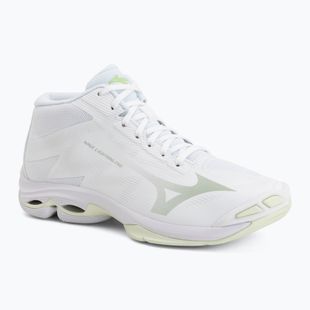 Scarpe da pallavolo donna Mizuno Wave Lightning Pro Mid white/aqua gray/ambrosia
