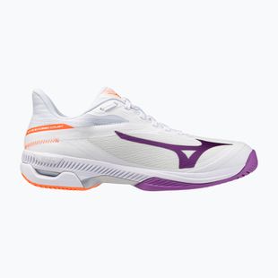 Scarpe da tennis donna Mizuno Wave Exceed Court AC white/dahlia/lava orange