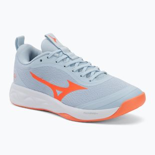 Scarpe da pallavolo donna Mizuno Wave Luminous Pro blue finch/lava orange/flamingo coral