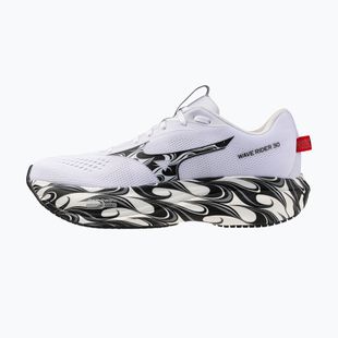 Scarpe da corsa uomo Mizuno Wave Rider 30 Disclosure white/black/high risk red