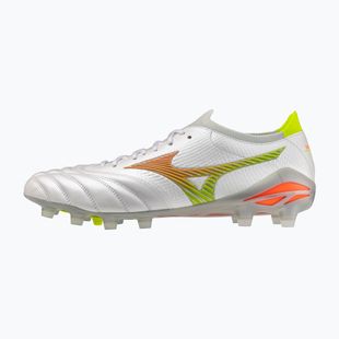 Scarpe da calcio Mizuno Morelia Neo V β Japan FG white/lava orange/evening primrose