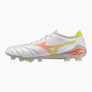 Scarpe da calcio Mizuno Morelia Neo V β Pro FG white/lava orange/evening primrose