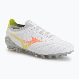 Scarpe da calcio Mizuno Morelia Neo V β Pro AG white/lava orange/evening primrose