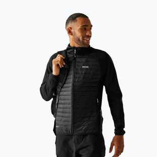Giacca ibrida da uomo Regatta Clumber Hybrid black